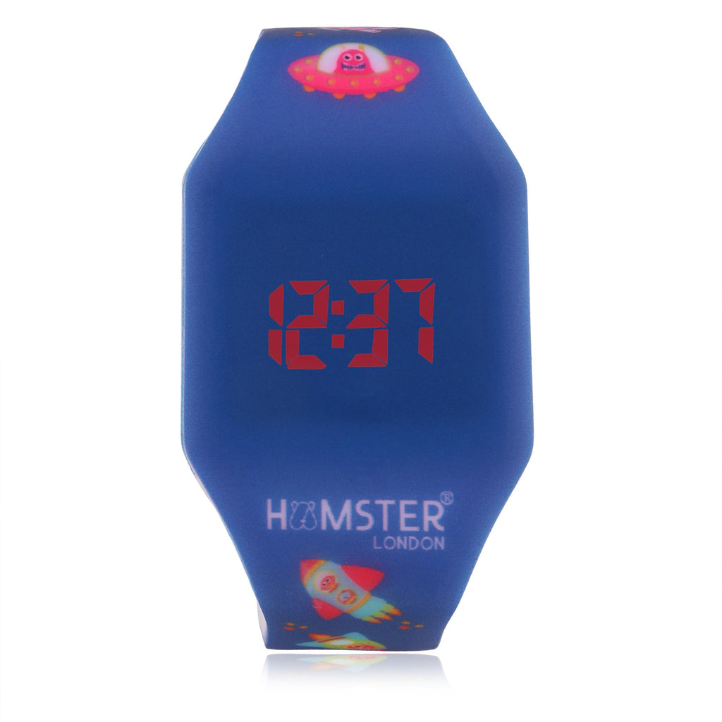 Hamster London Silicon LED Digital Wrist Watch for Boys - Rocket