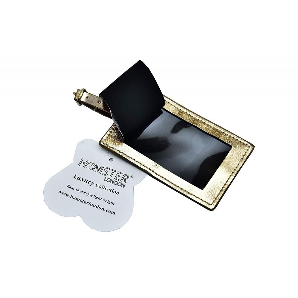 HAMSTER LONDON EVERY DAY DREAMER LUGGAGE TAG GOLD