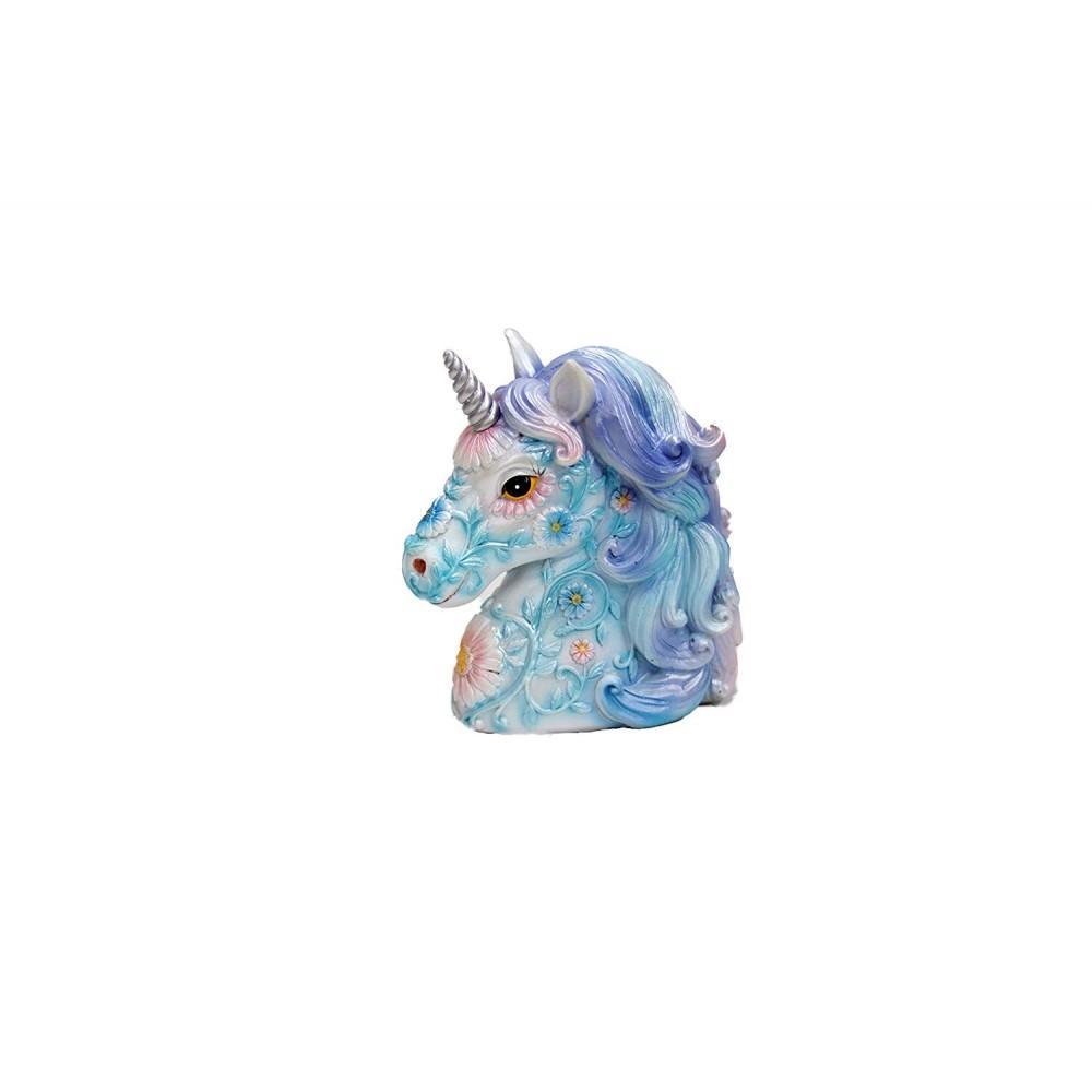 Hamster London Unicorn Piggy Money Bank, Makes a Perfect Unique Gift Keepsake or Savings Piggy Bank for boy & Girl (Blue)