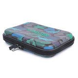 Hamster London Stylish Large Capacity Hardtop EVA Hardtop Pencil Case Organizer School Pen Holder Pouch Multipurpose (Alligator Black)