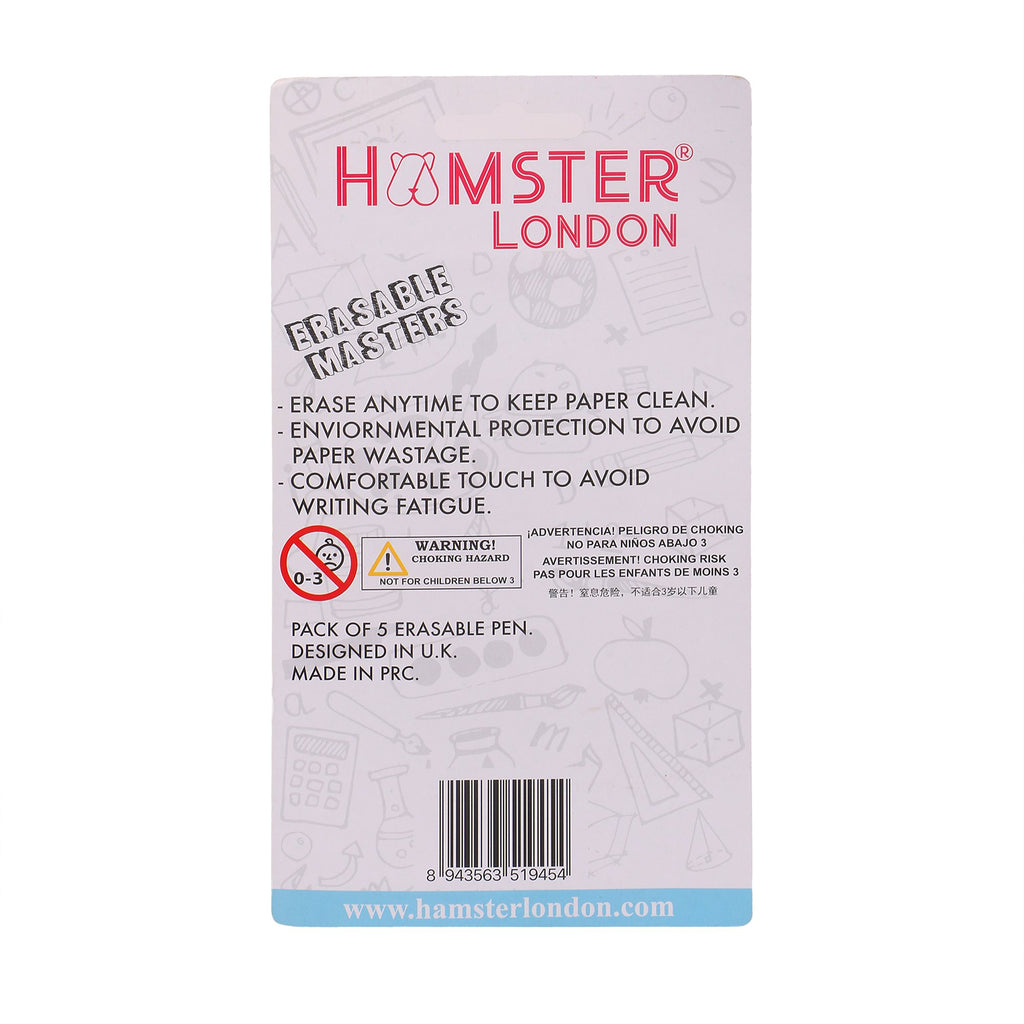 Hamster London Erasable Gel Pen