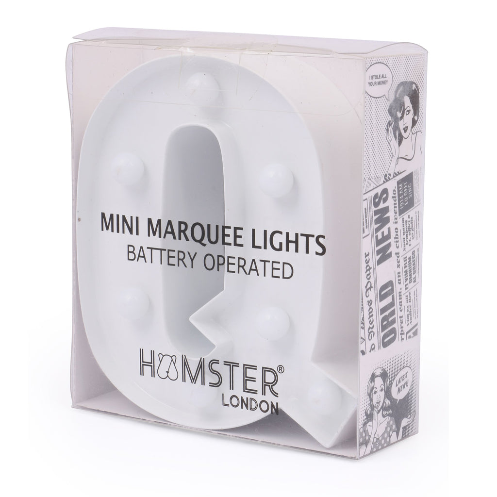 Hamster London LED Q Letters