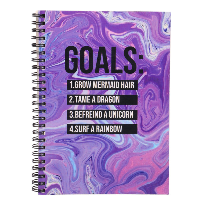 Hamster Spiral Notebook Goals