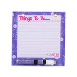 Hamster London Magnetic White Board - Dry, Erase. Can Be Stuck On Refrigerator Or Any Metal Surface,Good Gift for Any Occasion (Mermaid Purple)