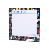 Hamster London Magnetic White Board - Dry, Erase. Can Be Stuck On Refrigerator Or Any Metal Surface,Good Gift for Any Occasion (Black)