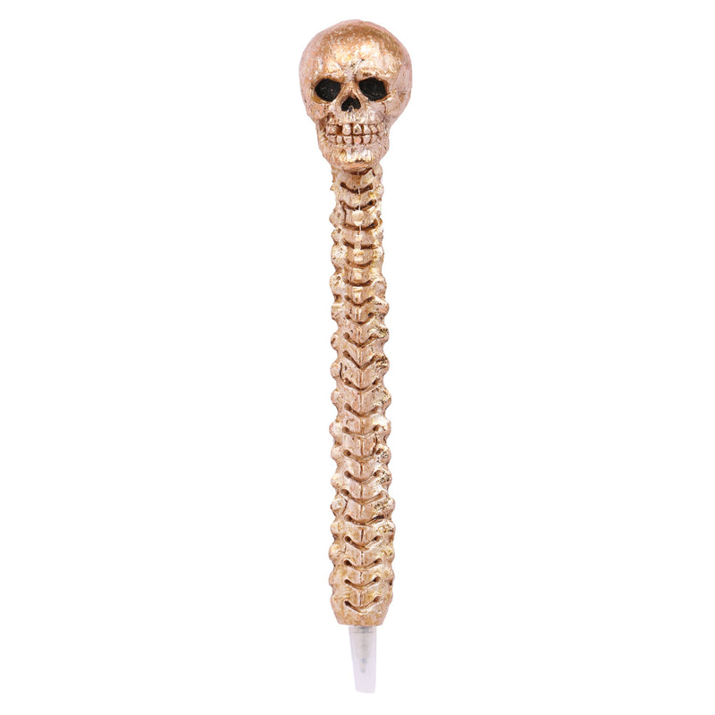 Hamster London Novelty Pen Golden skull