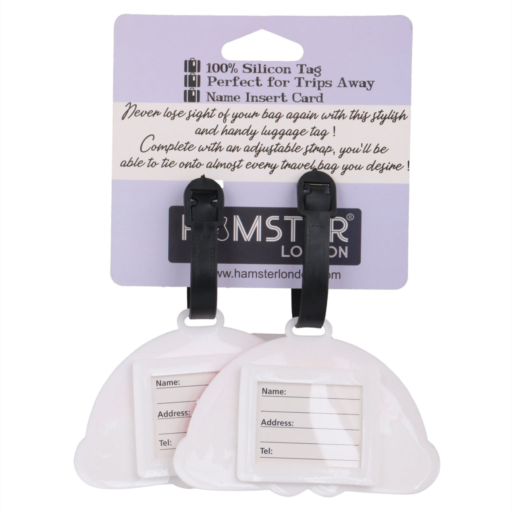 HAMSTER LONDON RAINBOW SET OF 2 LUGGAGE TAGS