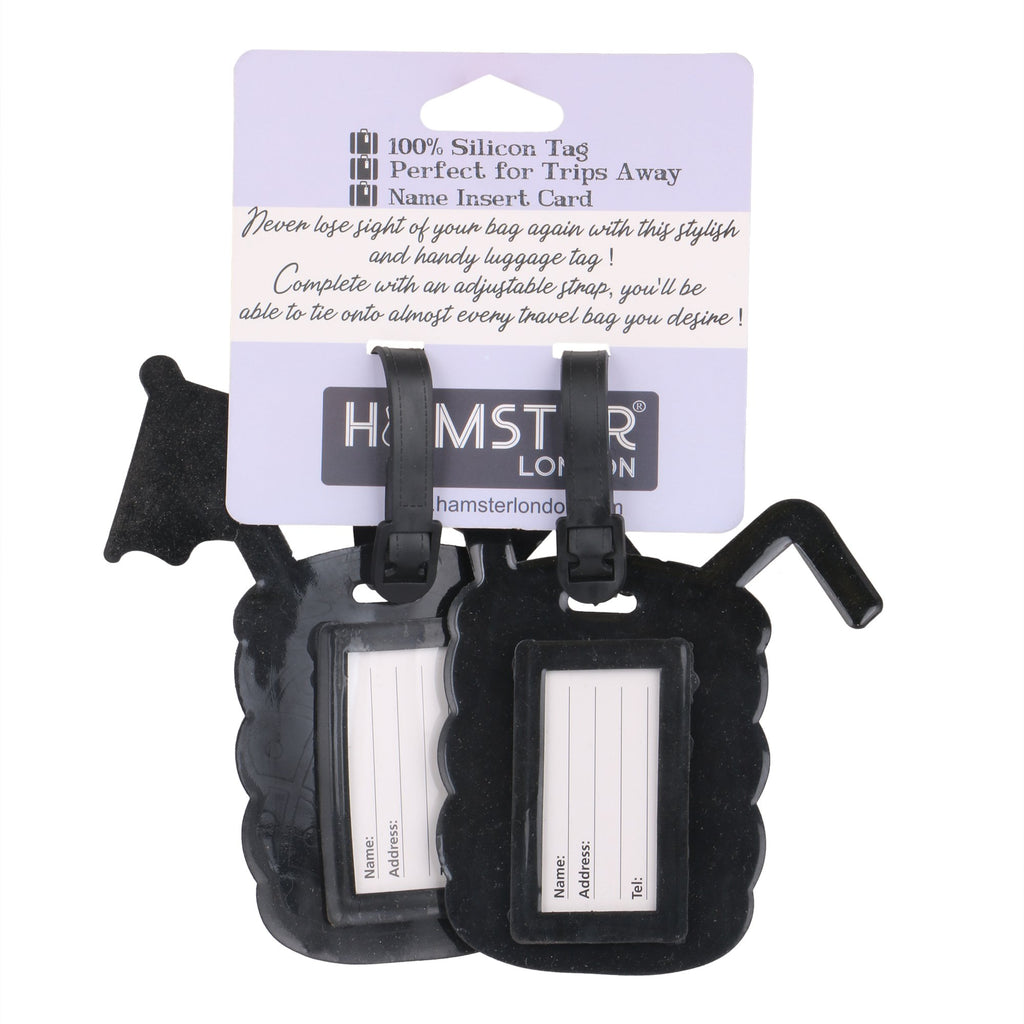 HAMSTER LONDON BEACH SET OF 2 LUGGAGE TAGS