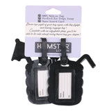 HAMSTER LONDON BEACH SET OF 2 LUGGAGE TAGS