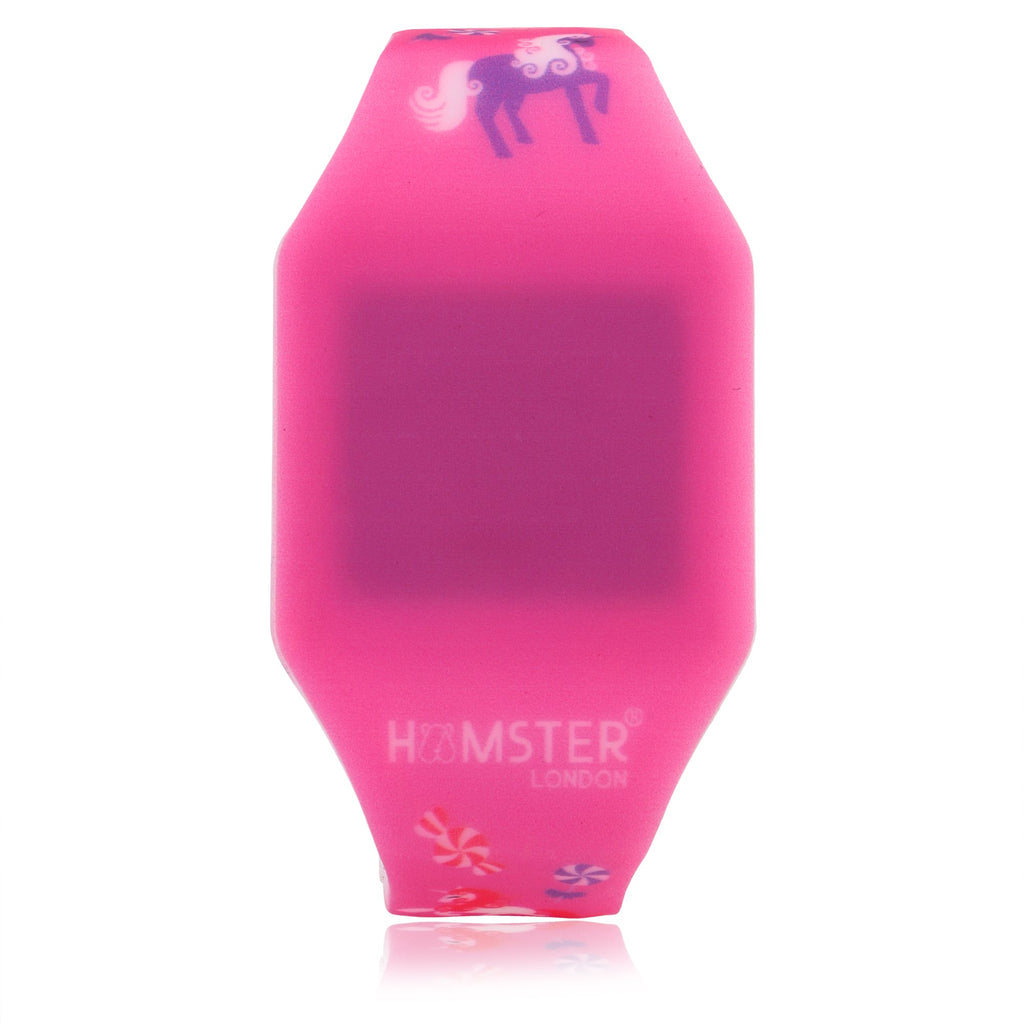 Hamster London Silicon Digital LED Band Wrist Watch for Girls- Unicorn