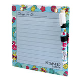 Hamster London Magnetic White Board - Dry, Erase. Can Be Stuck On Refrigerator Or Any Metal Surface,Good Gift for Any Occasion (sea)