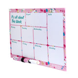 Hamster London Magnetic White Board - Dry, Erase. Can Be Stuck On Refrigerator Or Any Metal Surface,Good Gift for Any Occasion (cupcake unicorn)