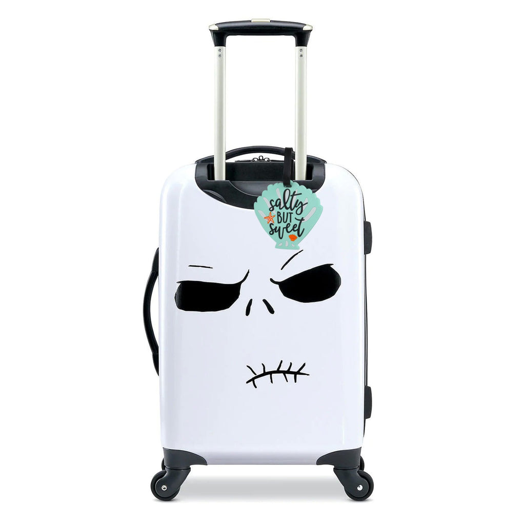 HAMSTER LONDON GREEN SHELL SET OF 2 LUGGAGE TAGS