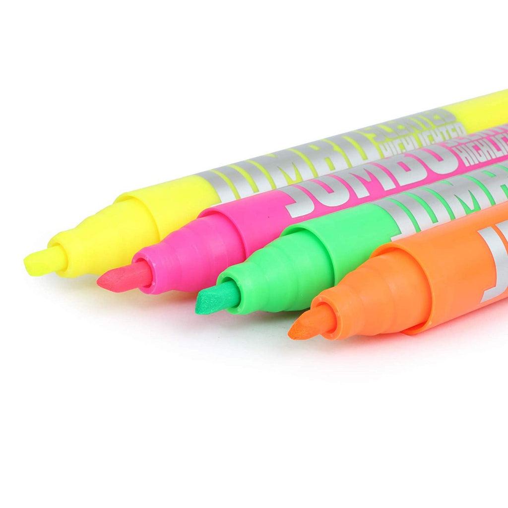 Hamster London 4 Pcs Cute Scented Jumbo Marker Color Highlighter Pen Office School Supplies Students Children Gift (Pack of 4)