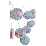 Hamster London Lucky Paper Lamp Lights for Party Home Decor (Floral)