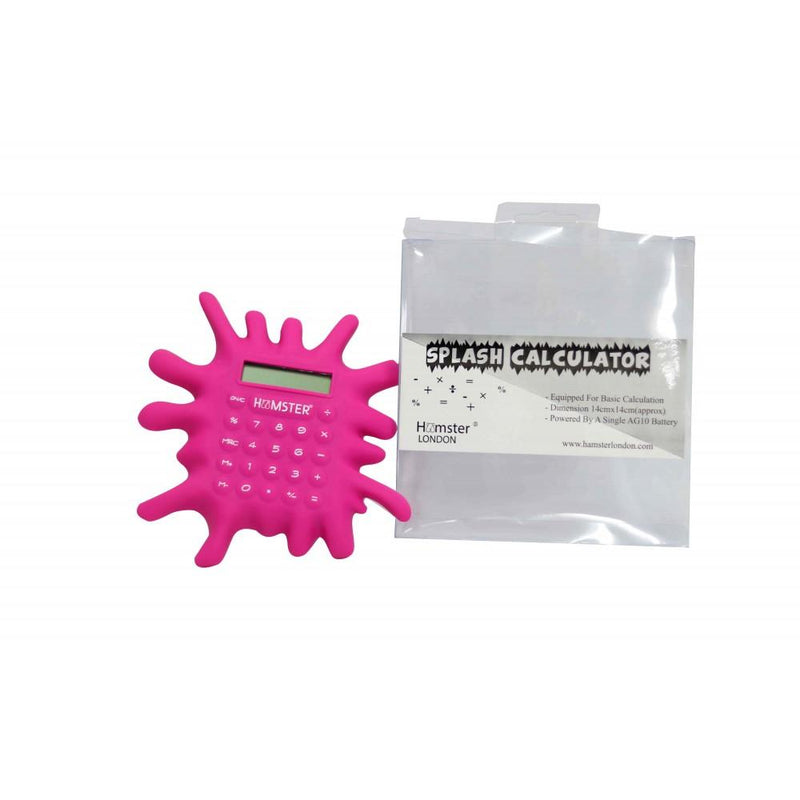 Hamster London SPLASH CALCULATOR Pink