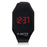 Hamster London Silicon LED Digital Wrist Watch for Boys - Black