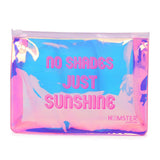 HAMSTER NO SHADES JUST SUNSHINE SHINY POUCH PINK