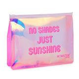 HAMSTER NO SHADES JUST SUNSHINE SHINY POUCH PINK