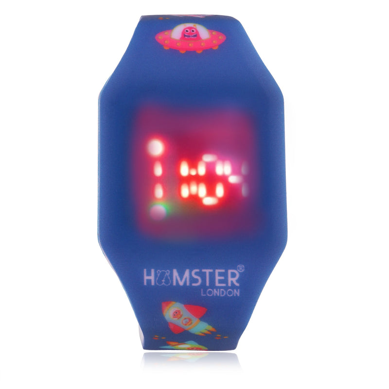 Hamster London Silicon LED Digital Wrist Watch for Boys - Rocket