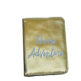 HAMSTER LONDON CHOOSE ADVENTURE PASSPORT COVER GOLD