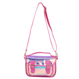 Hamster London shiny sling Bag Pink