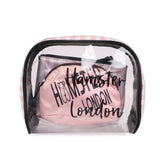 Hamster London trio makeup pink & black vanity set