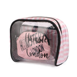 Hamster London trio makeup pink & black vanity set