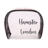 Hamster London trio makeup pink & black vanity set