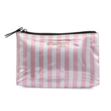 Hamster London slik light pink stripe pouch