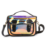 Hamster London shiny sling Bag Black