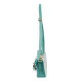 Hamster London shiny sling Bag Aqua