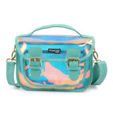 Hamster London shiny sling Bag Aqua