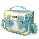 Hamster London shiny sling Bag Aqua