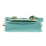 Hamster London shiny sling Bag Aqua