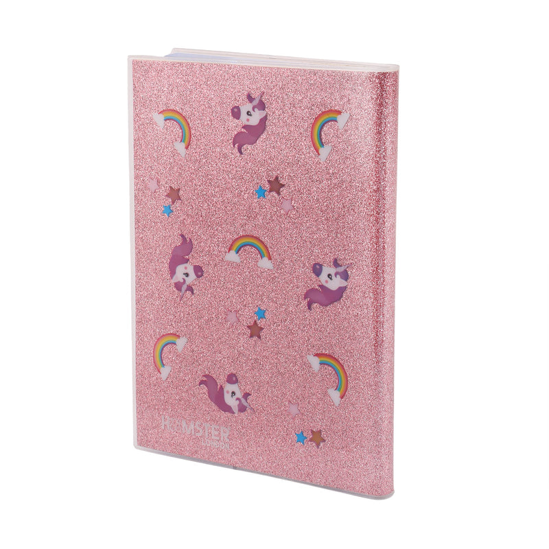 HAMSTER LONDON GLITTER UNICORN DIARY