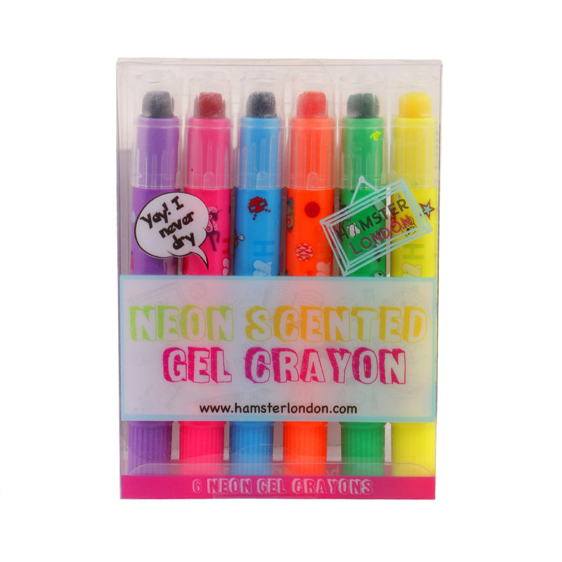 Hamster London neon scented gel crayon