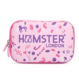 Hamster Hardtop School Pen Holder Pouch Multipurpose Unicorn Light Pink