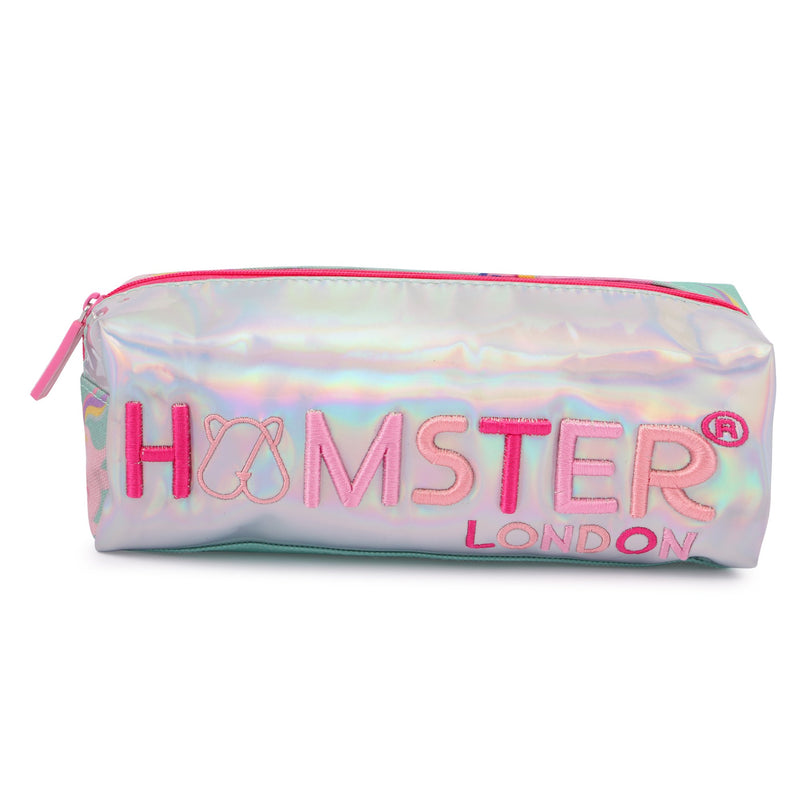 Hamster London Zip Pencil Case (Unicorn Pink)