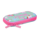 Hamster London Stylish Small Hardtop EVA Hardtop Pencil Case Organizer School Pen Holder Pouch Multipurpose (Unicorn Pink)