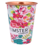 Hamster London Pure Copper Glass Tumbler, Drinkware, 400 ML (Multi- Color)