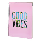 Hamster Spiral Notepad Good Vibes