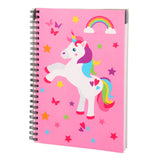 Hamster Spiral Notebook Pink Unicorn