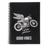 Hamster Spiral Notebook Bike Ride