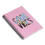 Hamster Spiral Notepad Good Vibes