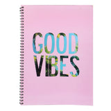 Hamster Spiral Notepad Good Vibes