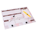 Hamster London Magnetic Erasable White Board Planner with Memo Pad, Lead Mechanical Pencil with Erasable Marker (Abstract)