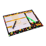 Hamster London Magnetic Erasable White Board Planner with Memo Pad, Lead Mechanical Pencil with Erasable Marker (Robot Black)