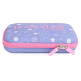 Hamster Hardtop School Pen Holder Pouch Multipurpose Mermaid Light Purple