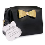 HAMSTER MAKEUP POUCH BLACK